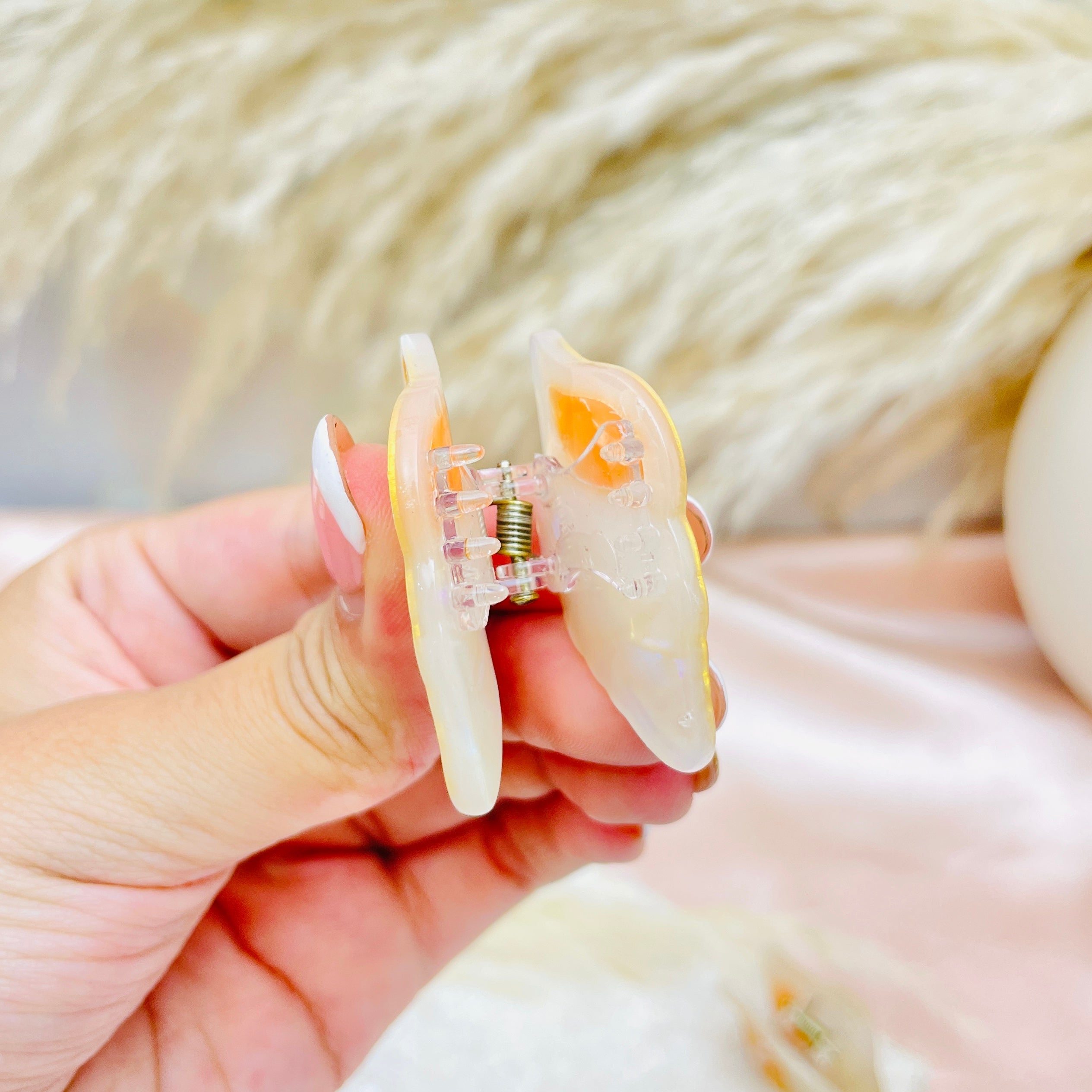 Hairclip Mini Nácar