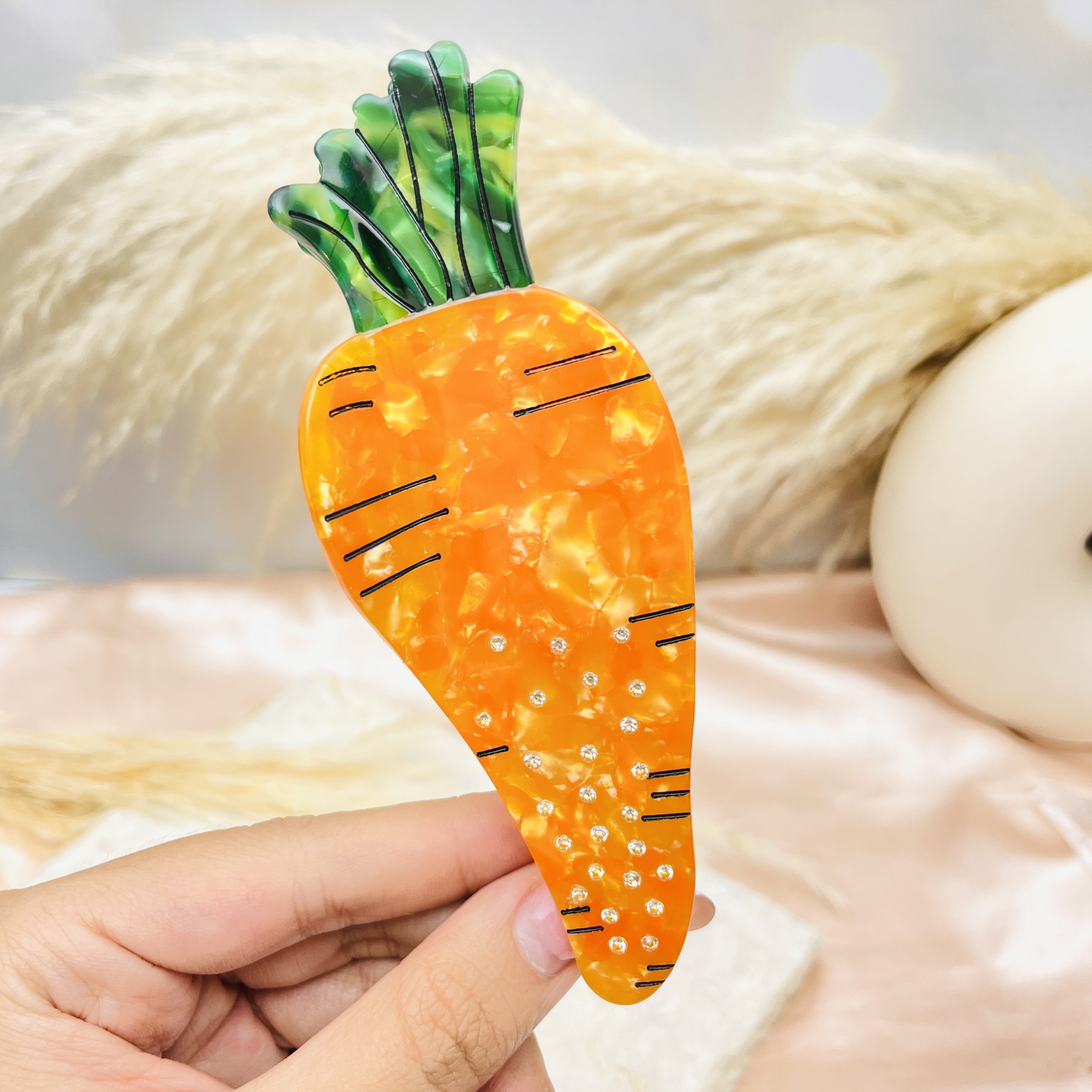 Hairclip Carrot