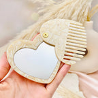 Espejo con Peinilla Nácarina