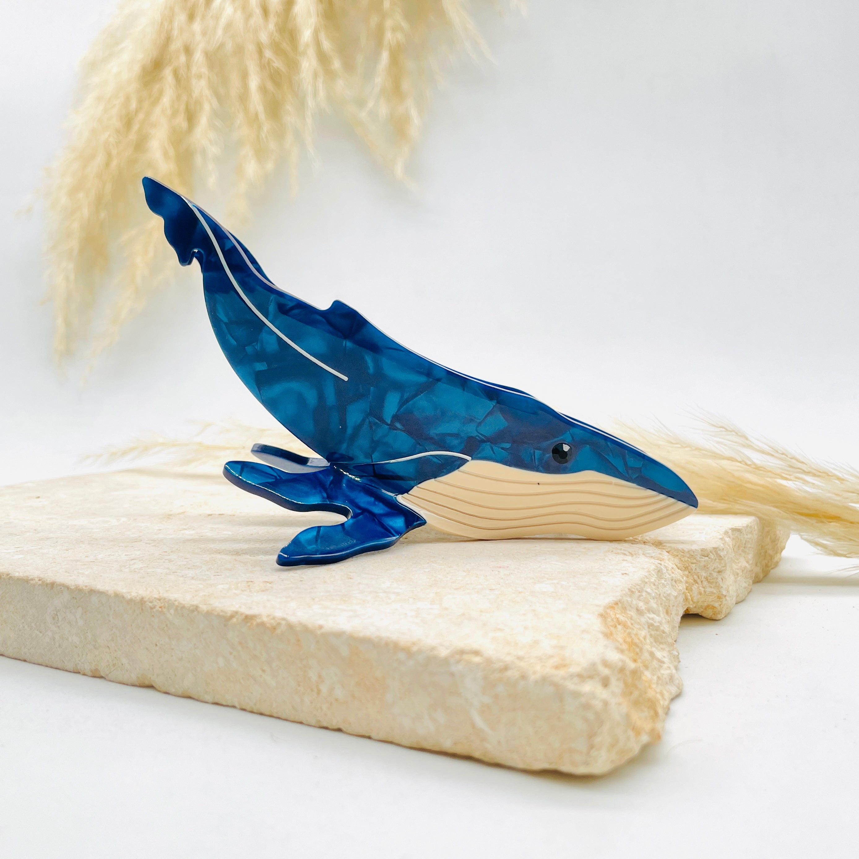 Hairclip Blue (Ballena)