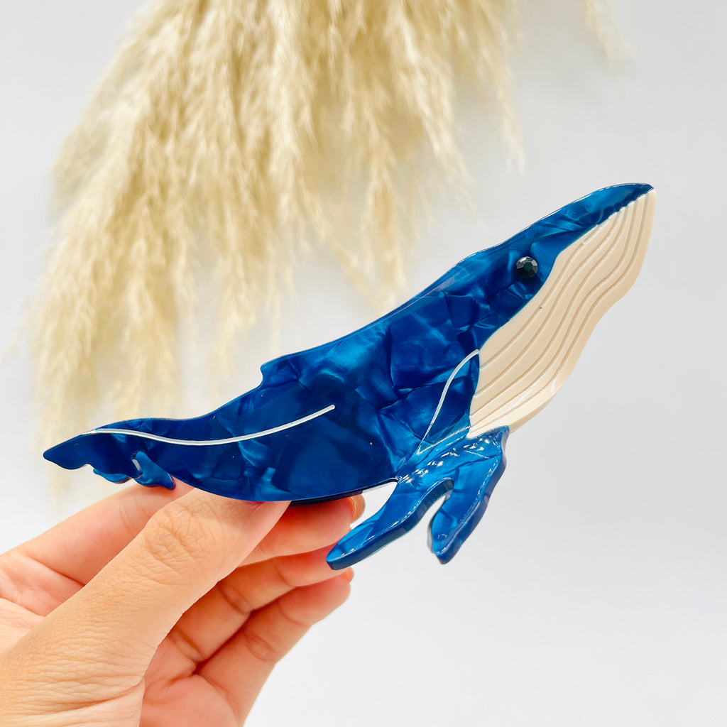 Hairclip Blue (Ballena)